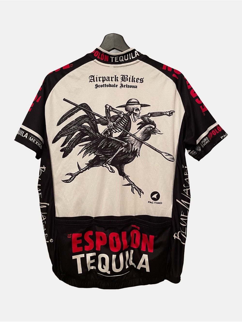 Pactimo Cycling Jersey Mens XL Airpark Bikes Scottsdale Arizona Tequila Skeleton